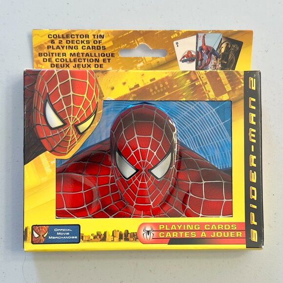 Unwrap the excitement of a Spiderman adventure with this set of playing cards, p - Picture 1 of 15